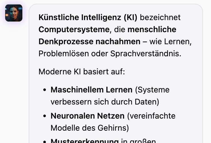 Intelligente Antworten im ShiftBot Chat